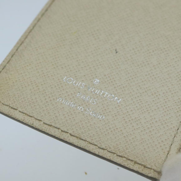 LOUIS VUITTON Epi Agenda PM Day Planner Cover White R2005J LV Auth 103668