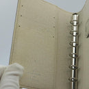 LOUIS VUITTON Epi Agenda PM Day Planner Cover White R2005J LV Auth 103668-18