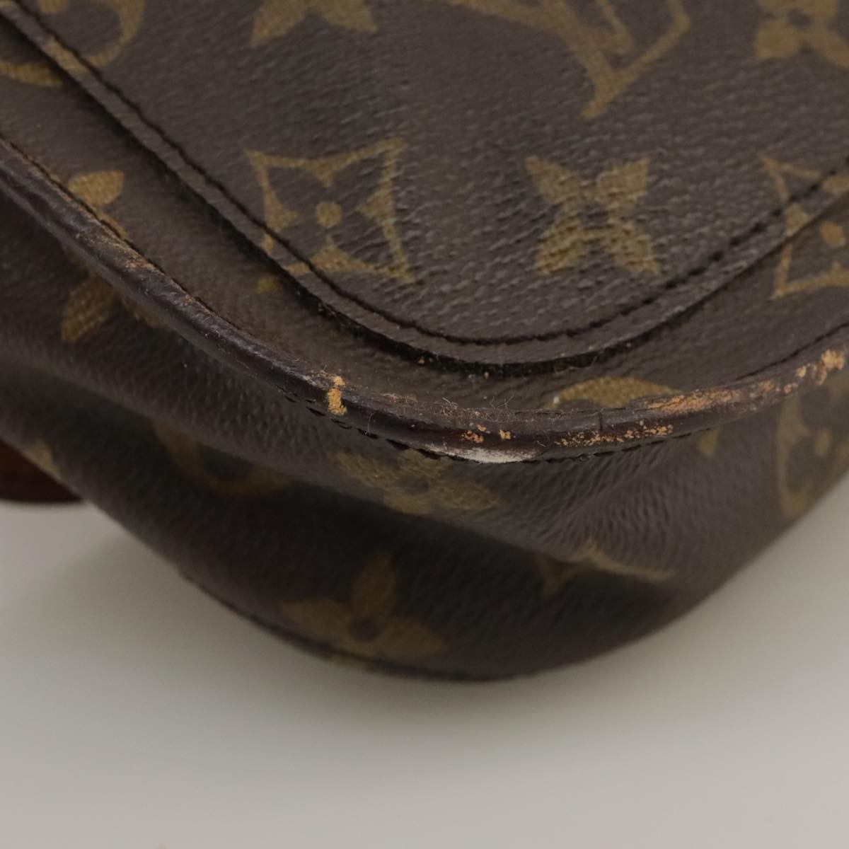 LOUIS VUITTON Monogram Saint Cloud MM Shoulder Bag M51243 LV Auth 103697