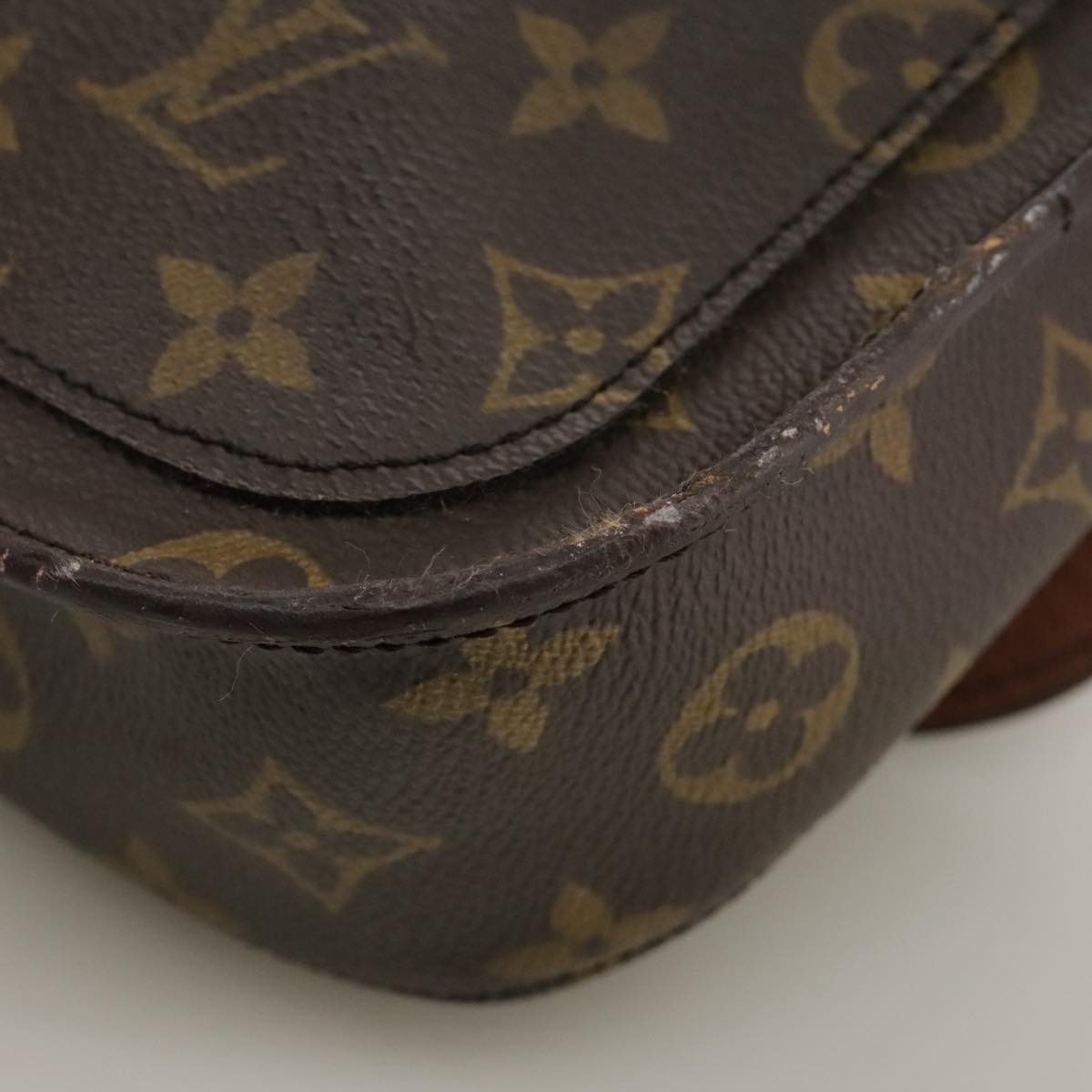 LOUIS VUITTON Monogram Saint Cloud MM Shoulder Bag M51243 LV Auth 103697