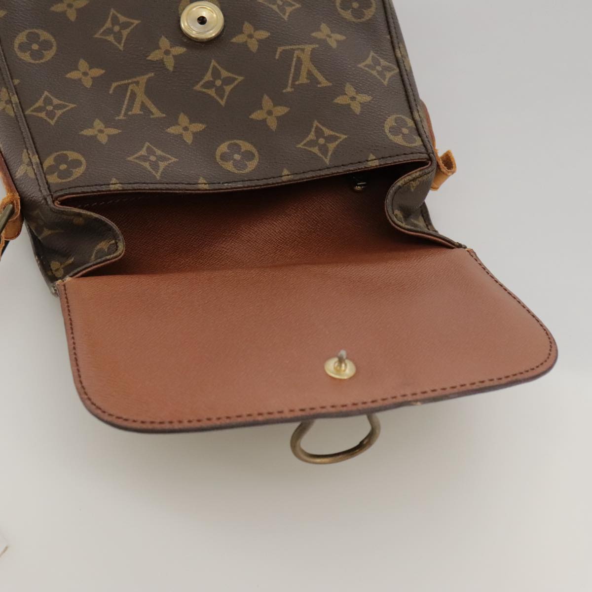 LOUIS VUITTON Monogram Saint Cloud MM Shoulder Bag M51243 LV Auth 103697