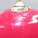 LOUIS VUITTON Vernis Monceau BB Hand Bag 2way Rose Andian M91579 LV Auth 103727-9