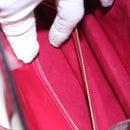 LOUIS VUITTON Vernis Monceau BB Hand Bag 2way Rose Andian M91579 LV Auth 103727-11