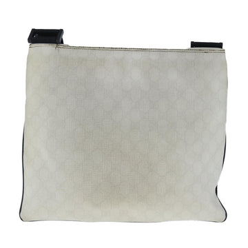 GUCCI GG Supreme Sherry Line Shoulder Bag PVC Green White 181067 Auth 103737 - 0