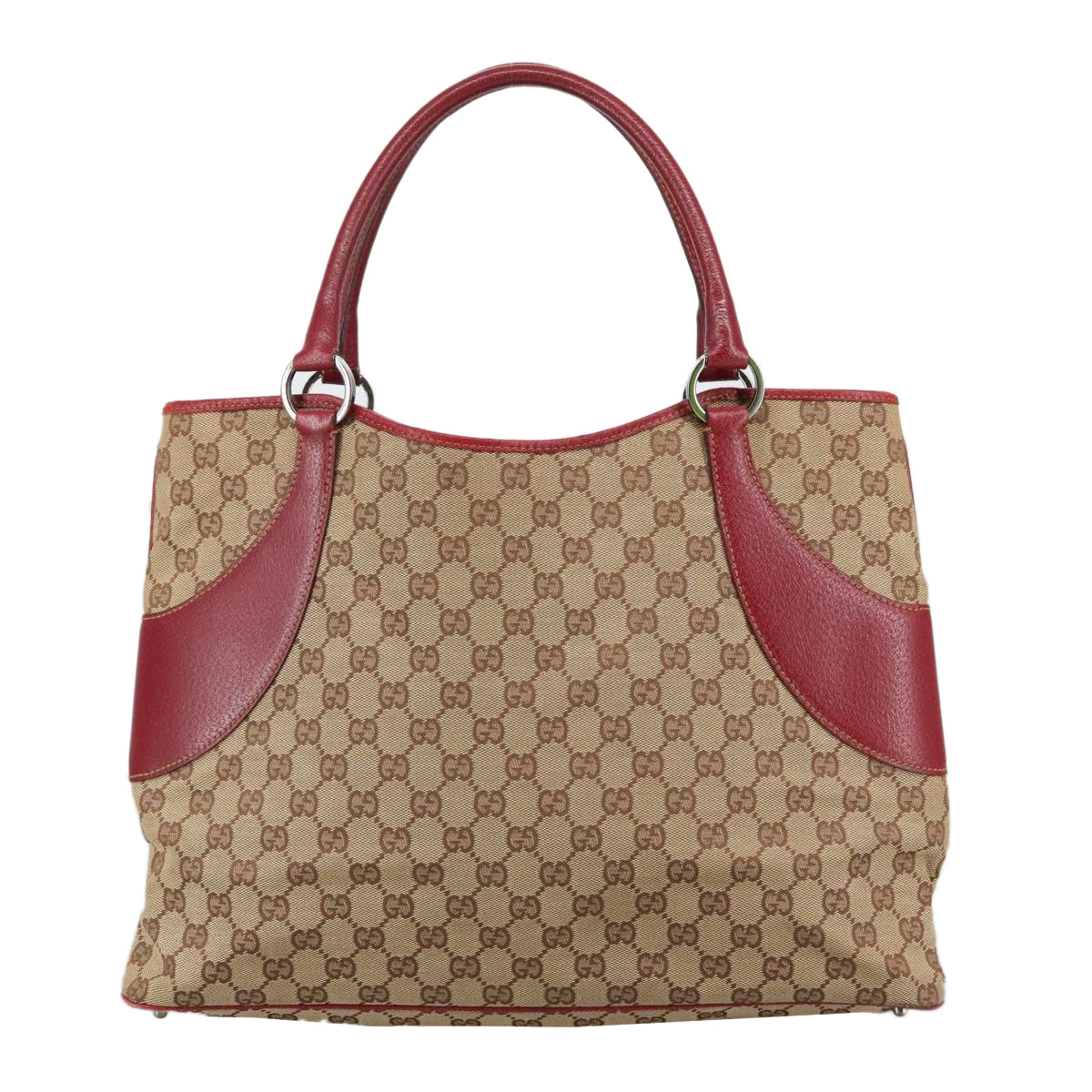 GUCCI GG Canvas Tote Bag Beige 113016 Auth 103741 - 0