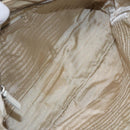 PRADA Shoulder Bag Nylon Beige Silver Auth 103773-10