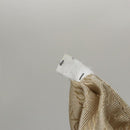 PRADA Shoulder Bag Nylon Beige Silver Auth 103773-12