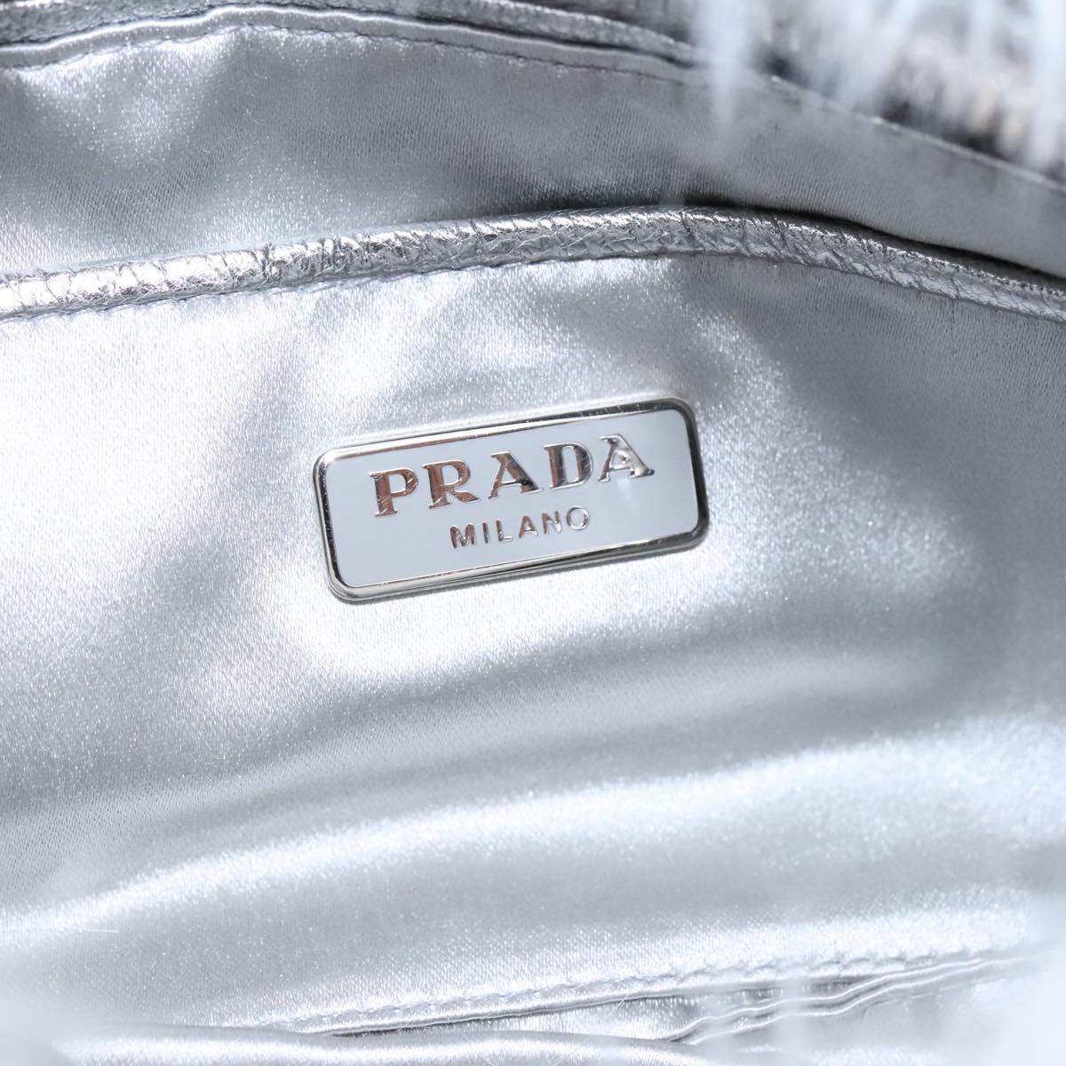 PRADA Pouch White Auth 103805