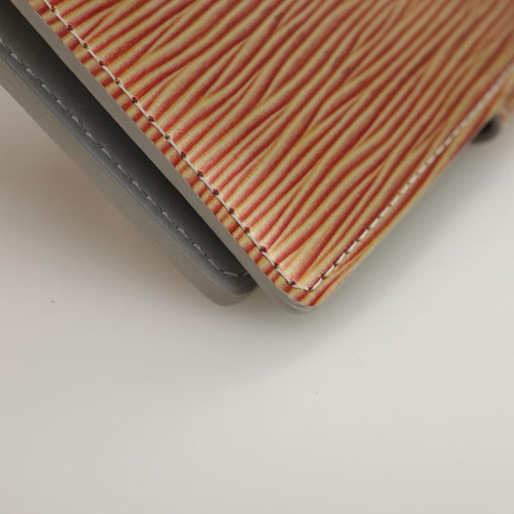 LOUIS VUITTON Cyber Epi Agenda PM Day Planner Cover Orange M99081 LV Auth 103812