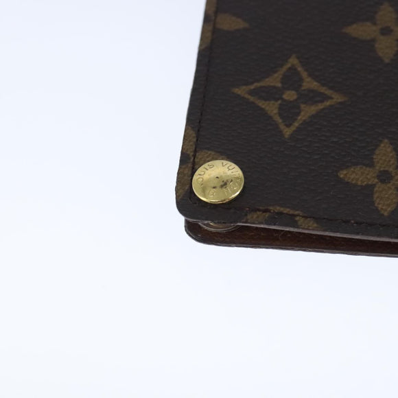 LOUIS VUITTON Monogram Porte Cartes Credit Pression Case M60937 LV Auth 103814