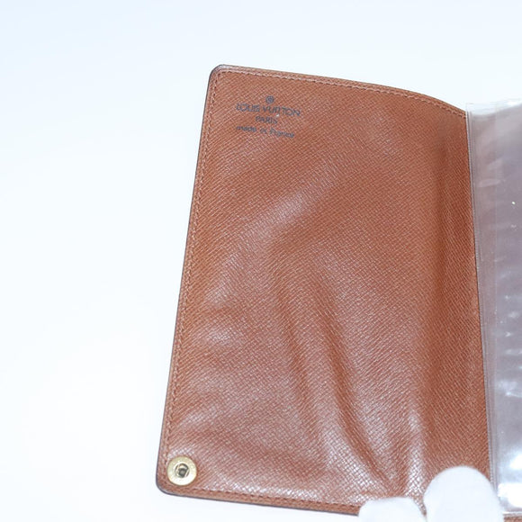 LOUIS VUITTON Monogram Porte Cartes Credit Pression Case M60937 LV Auth 103814