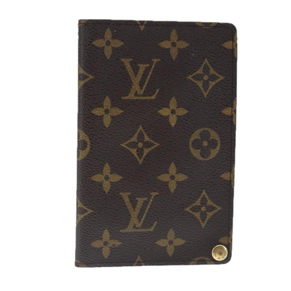 LOUIS VUITTON Monogram Porte Cartes Credit Pression Case M60937 LV Auth 103814