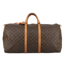 LOUIS VUITTON Monogram Keepall 60 Boston Bag M41422 LV Auth 103852-13