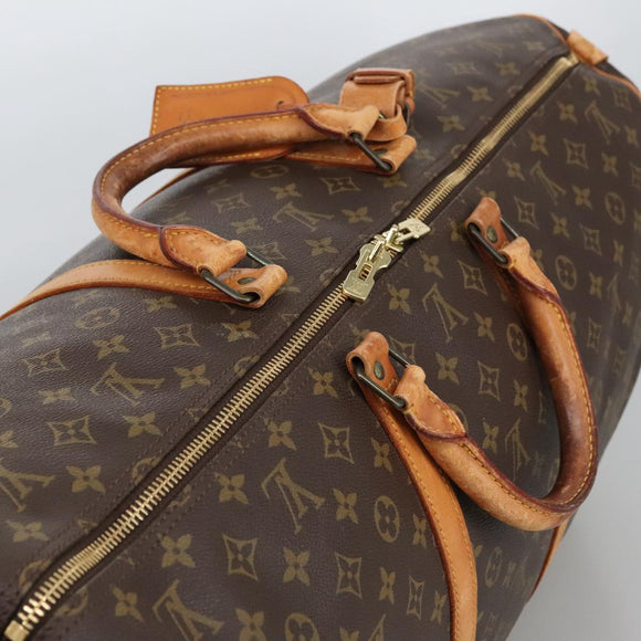 LOUIS VUITTON Monogram Keepall 60 Boston Bag M41422 LV Auth 103852