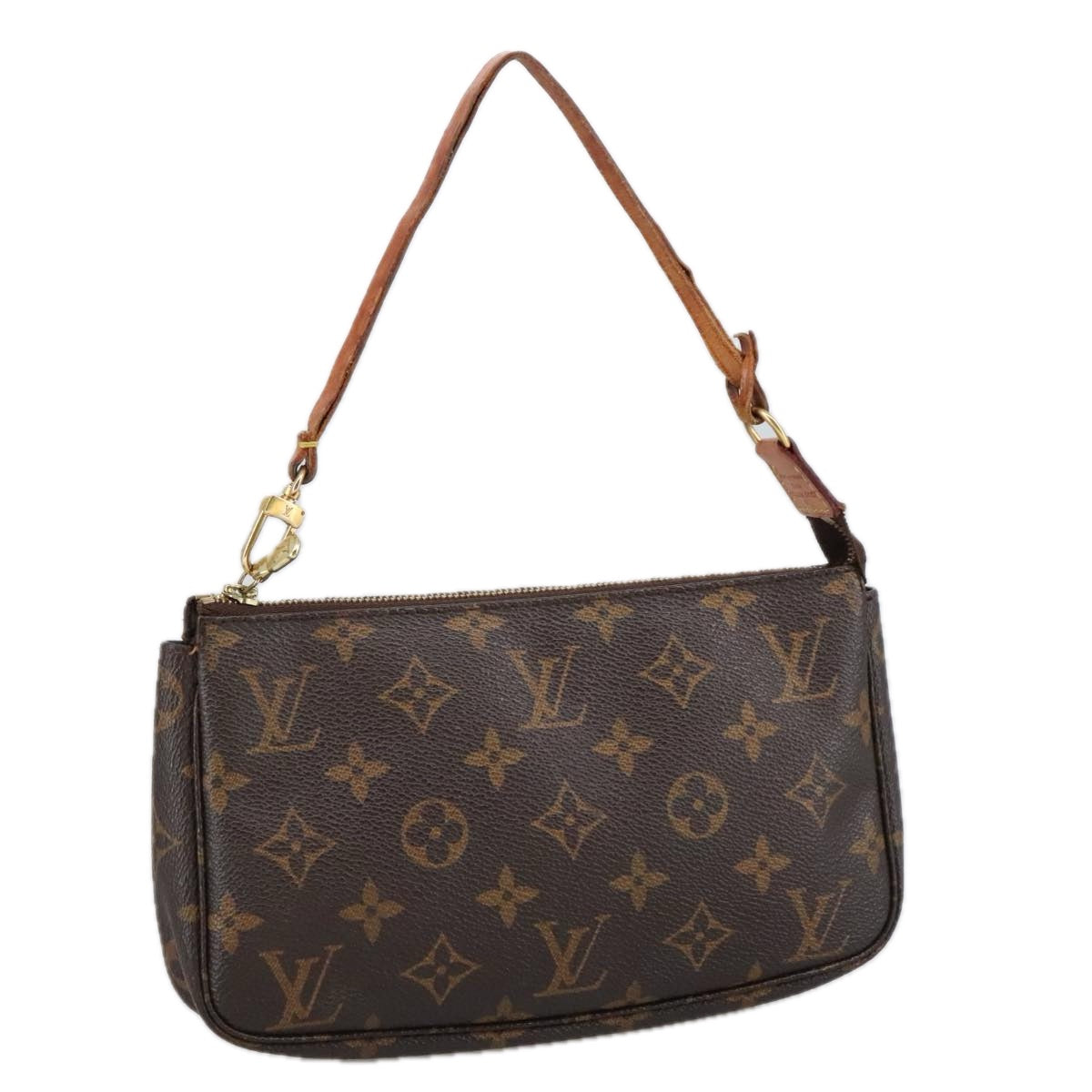 LOUIS VUITTON Monogram Pochette Accessoires Pouch M51980 LV Auth 103901