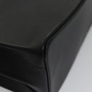 CARTIER Hand Bag Leather Black Gold Silver Auth 103956-9