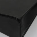 CARTIER Hand Bag Leather Black Gold Silver Auth 103956-14