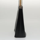 CARTIER Hand Bag Leather Black Gold Silver Auth 103956-4