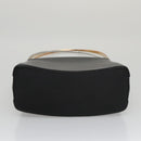 CARTIER Hand Bag Leather Black Gold Silver Auth 103956-5