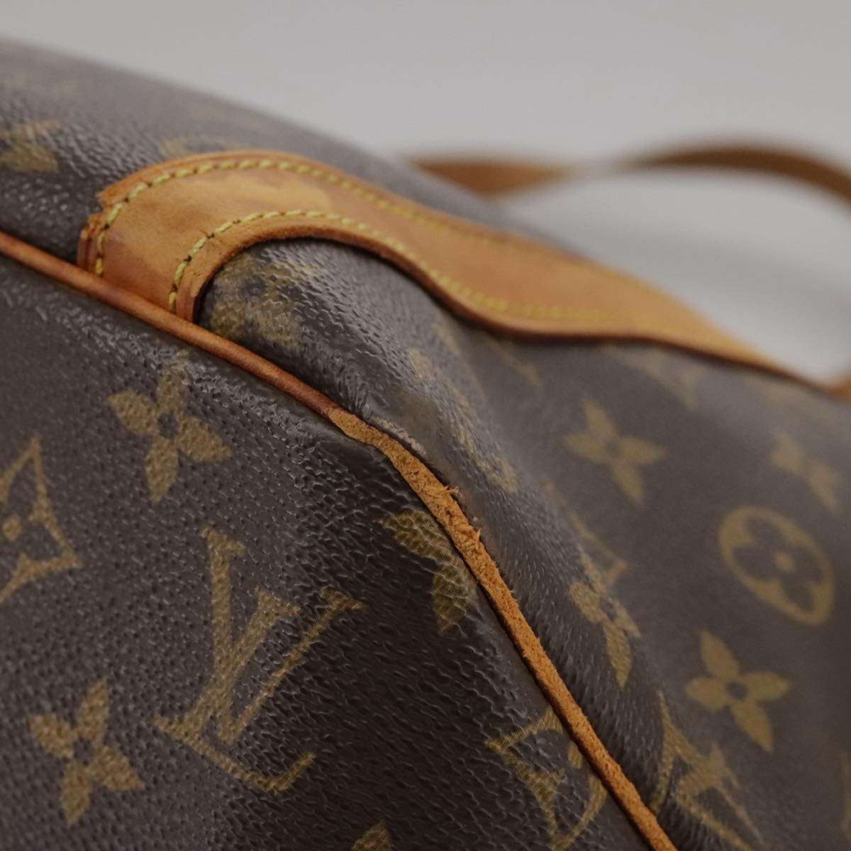 LOUIS VUITTON Monogram Sac Shopping Tote Bag M51108 LV Auth 103976