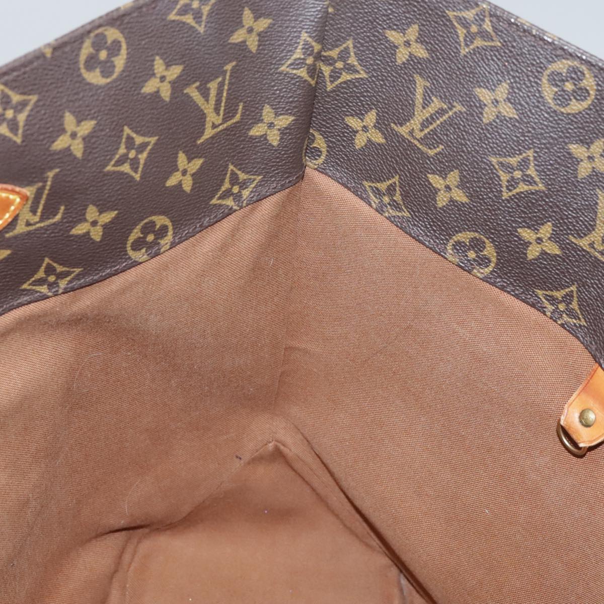 LOUIS VUITTON Monogram Sac Shopping Tote Bag M51108 LV Auth 103976