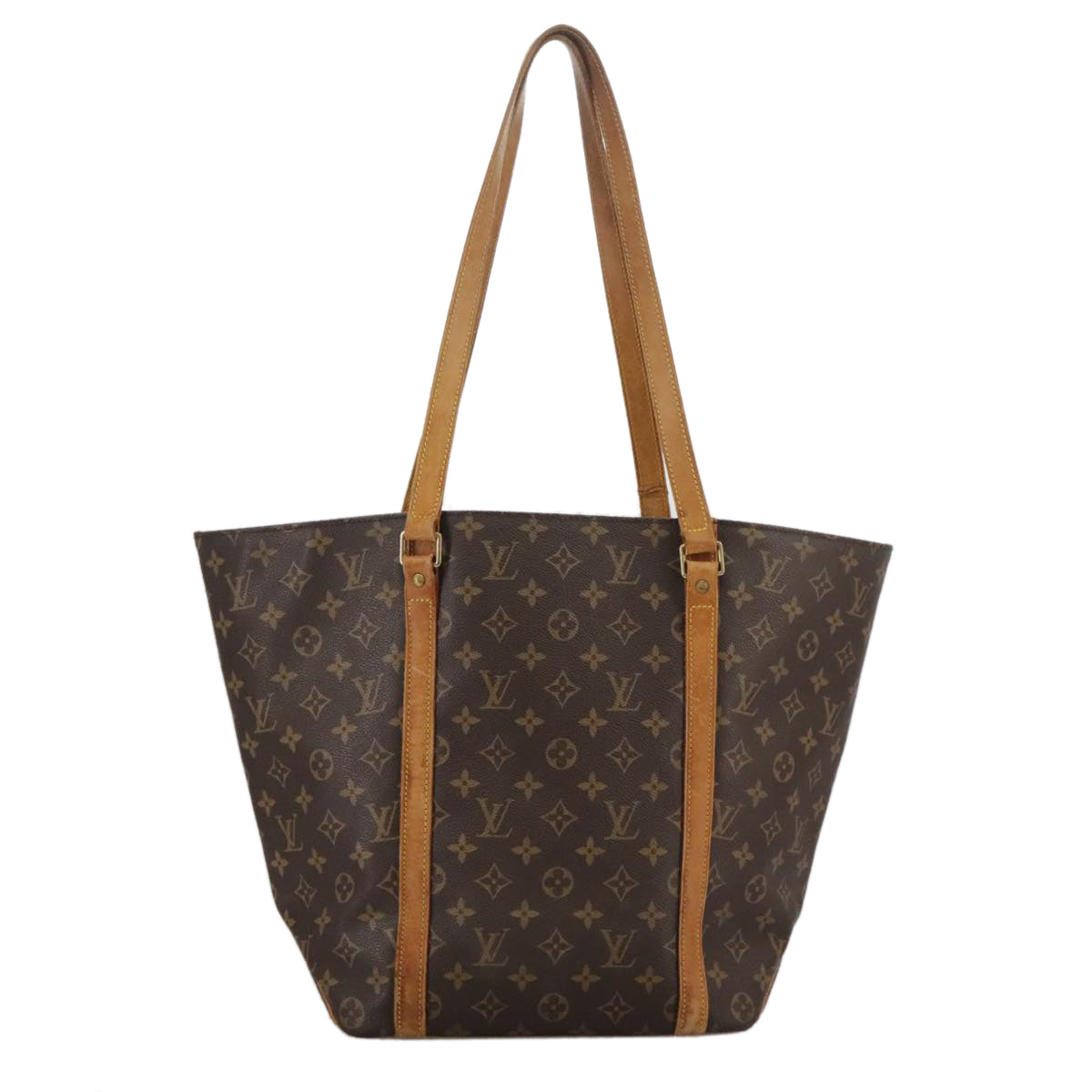 LOUIS VUITTON Monogram Sac Shopping Tote Bag M51108 LV Auth 103976