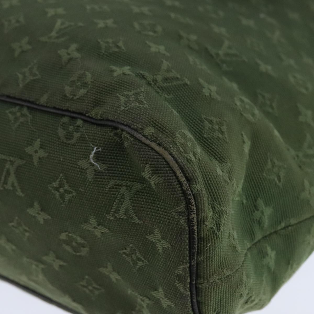 LOUIS VUITTON Monogram Mini Lucille GM Tote Bag TST Khaki M92681 LV Auth 103982