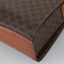 CELINE Macadam Canvas Shoulder Bag PVC Leather Brown Gold Auth 104026-16