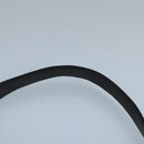 GUCCI Shoulder Bag Leather Black Gold Auth 104033-8