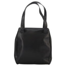 CELINE Hand Bag Leather Black Gold Auth 104068-2