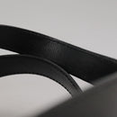 CELINE Hand Bag Leather Black Gold Auth 104068-8