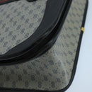 GUCCI Micro GG Supreme Shoulder Bag PVC Navy Gold 001 113 0551 Auth 104070-14