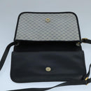 GUCCI Micro GG Supreme Shoulder Bag PVC Navy Gold 001 113 0551 Auth 104070-10