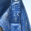 GUCCI Micro GG Supreme Shoulder Bag PVC Navy Gold 001 113 0551 Auth 104070-19