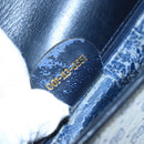 GUCCI Micro GG Supreme Shoulder Bag PVC Navy Gold 001 113 0551 Auth 104070-12