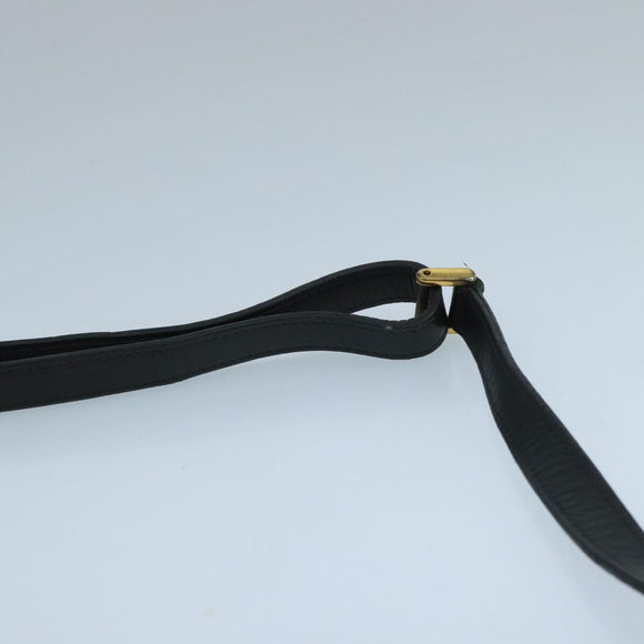 GUCCI Micro GG Supreme Shoulder Bag PVC Navy Gold 001 113 0551 Auth 104070