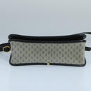 GUCCI Micro GG Supreme Shoulder Bag PVC Navy Gold 001 113 0551 Auth 104070-5