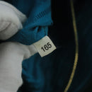 PRADA Tote Bag Nylon Turquoise Blue Gold Auth 104088-12