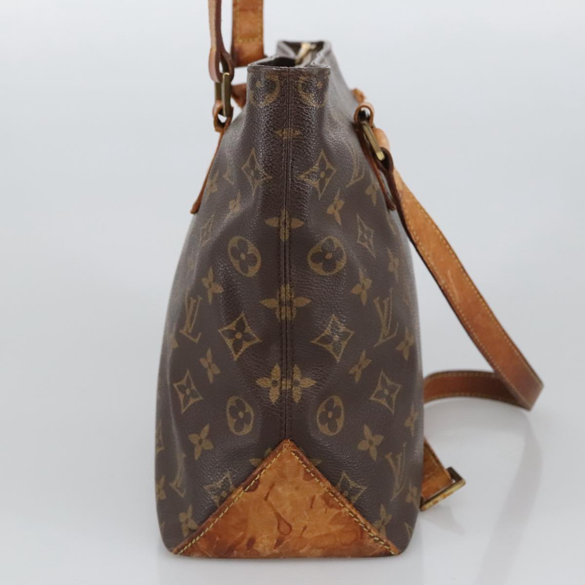 LOUIS VUITTON Monogram Cabas Piano Tote Bag M51148 LV Auth 104099