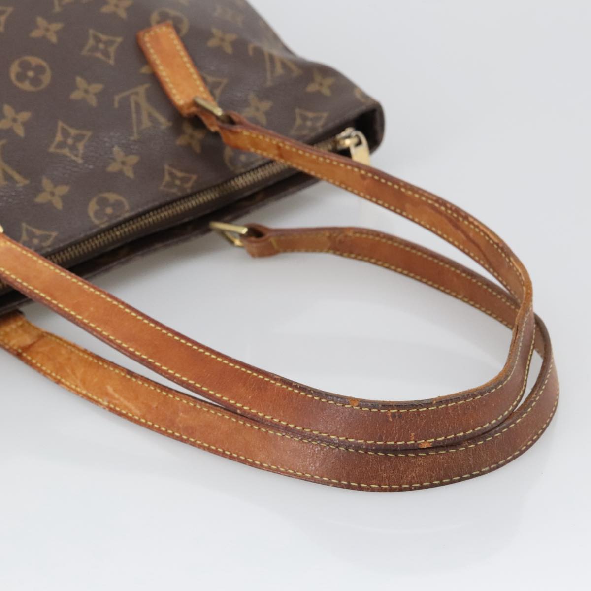 LOUIS VUITTON Monogram Cabas Piano Tote Bag M51148 LV Auth 104099