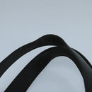 CELINE Macadam Canvas Hand Bag PVC Leather Black Gold Auth 104108-8