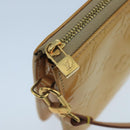 LOUIS VUITTON Monogram Vernis Lexington Accessory Pouch Beige M91010 Auth 104125-10