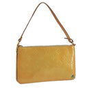 LOUIS VUITTON Monogram Vernis Lexington Accessory Pouch Beige M91010 Auth 104125-1