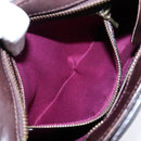 BURBERRY Nova Check Shoulder Bag Wool Green Brown Gold Auth 104129-20