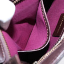 BURBERRY Nova Check Shoulder Bag Wool Green Brown Gold Auth 104129-21