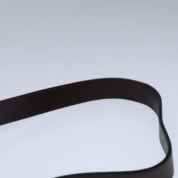 BURBERRY Nova Check Shoulder Bag Wool Green Brown Gold Auth 104129