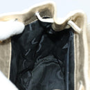 Salvatore Ferragamo Gancini Backpack Leather Gold Auth 104143-21