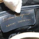 Salvatore Ferragamo Gancini Backpack Leather Gold Auth 104143-12