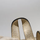 Salvatore Ferragamo Gancini Backpack Leather Gold Auth 104143-14