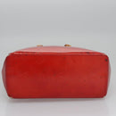 LOUIS VUITTON Monogram Vernis Reade PM Hand Bag Red Rouge M91088 LV Auth 104158-10